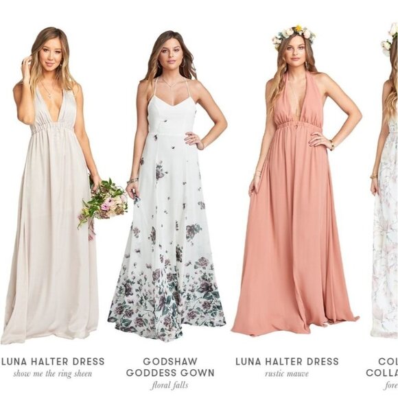 Show Me Your Mumu Luna Halter Dress Rustic Mauve Medium - Picture 11 of 11